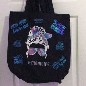 Custom #MOMLIFE LARGE TOTE